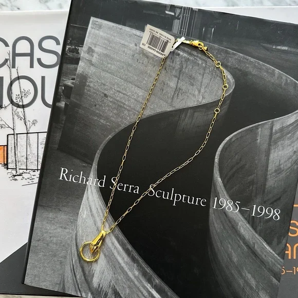 Alexis Bittar Hand charm holder chain necklace NWT - Picture 3 of 5